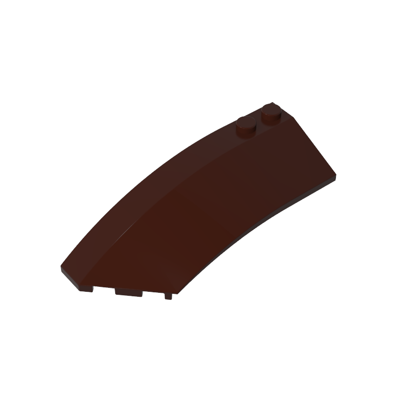 GDS-M059 - Wedge Curved 8 x 3 x 2 Open Left [Plain]