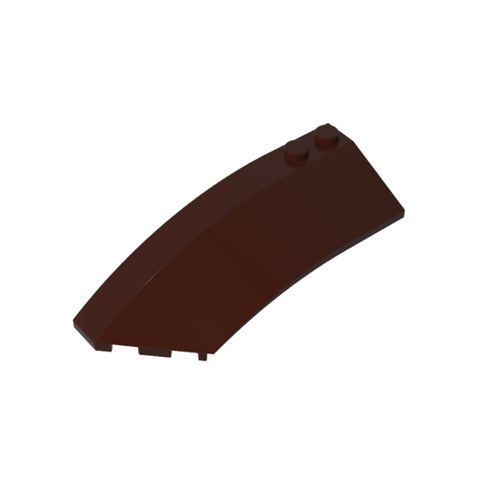 GDS-M059 - Wedge Curved 8 x 3 x 2 Open Left [Plain]