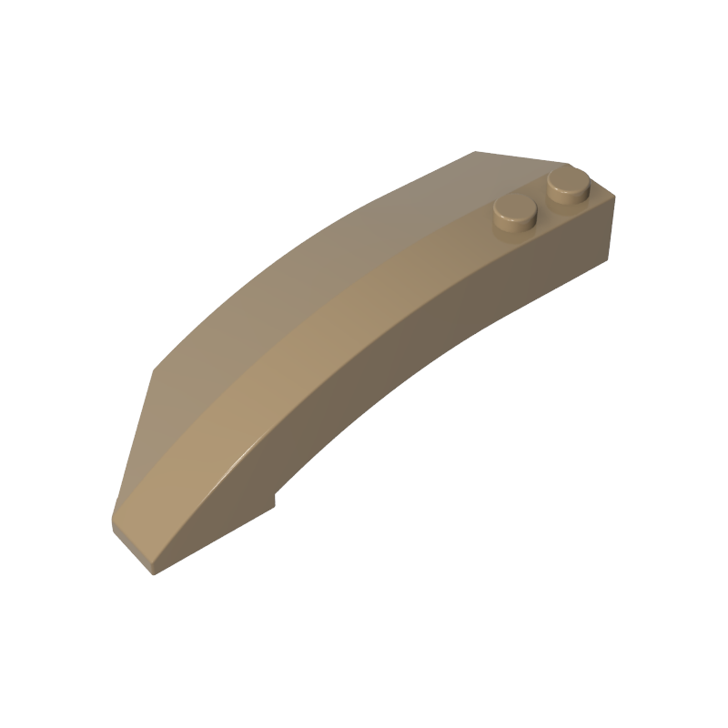GDS-M060 - Wedge Curved 8 x 3 x 2 Open Right