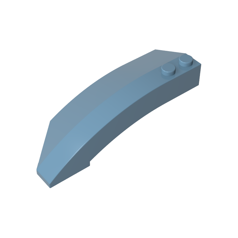 GDS-M060 - Wedge Curved 8 x 3 x 2 Open Right