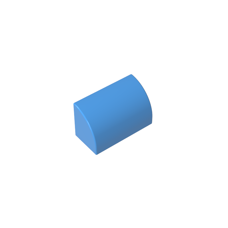 GDS-M063 - Brick Curved 1 x 2 x 1 No Studs