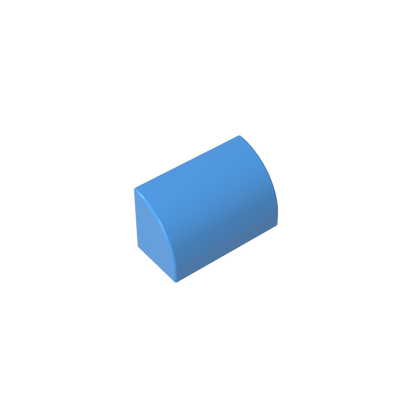 GDS-M063 - Brick Curved 1 x 2 x 1 No Studs