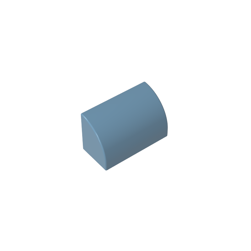 GDS-M063 - Brick Curved 1 x 2 x 1 No Studs