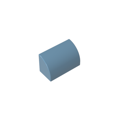 GDS-M063 - Brick Curved 1 x 2 x 1 No Studs