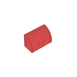 GDS-M063 - Brick Curved 1 x 2 x 1 No Studs