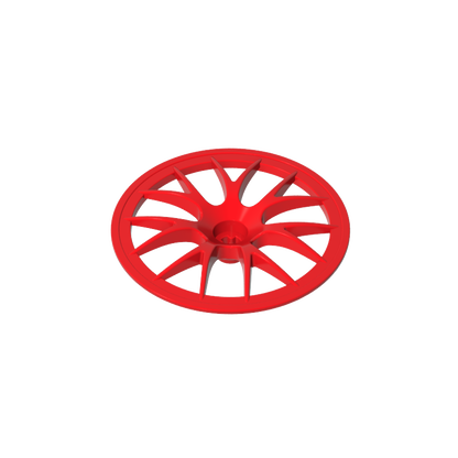 GDS-M071 - Wheel Cover 7 Spoke with Axle Hole - 56mm D. [Fits 44772]