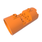 GDS-M097 - Cylinder 3 x 6 x 2 2/3 Horizontal Open Studs