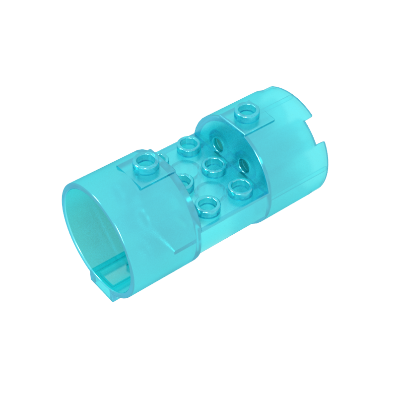 GDS-M097 - Cylinder 3 x 6 x 2 2/3 Horizontal Open Studs
