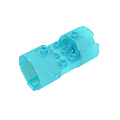 GDS-M097 - Cylinder 3 x 6 x 2 2/3 Horizontal Open Studs