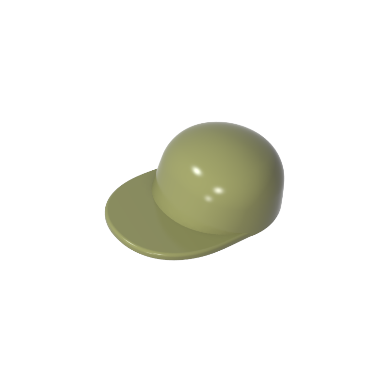 GDS-M101 - Minifig Cap Short Curved Peak