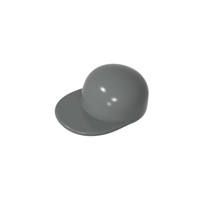 GDS-M101 - Minifig Cap Short Curved Peak