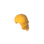 GDS-M109 - Minifig Hair Mid-Length with Braid around Sides