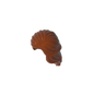 GDS-M109 - Minifig Hair Mid-Length with Braid around Sides
