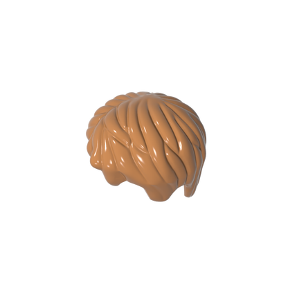GDS-M112 - Minifig Hair Short, Tousled with Side Part