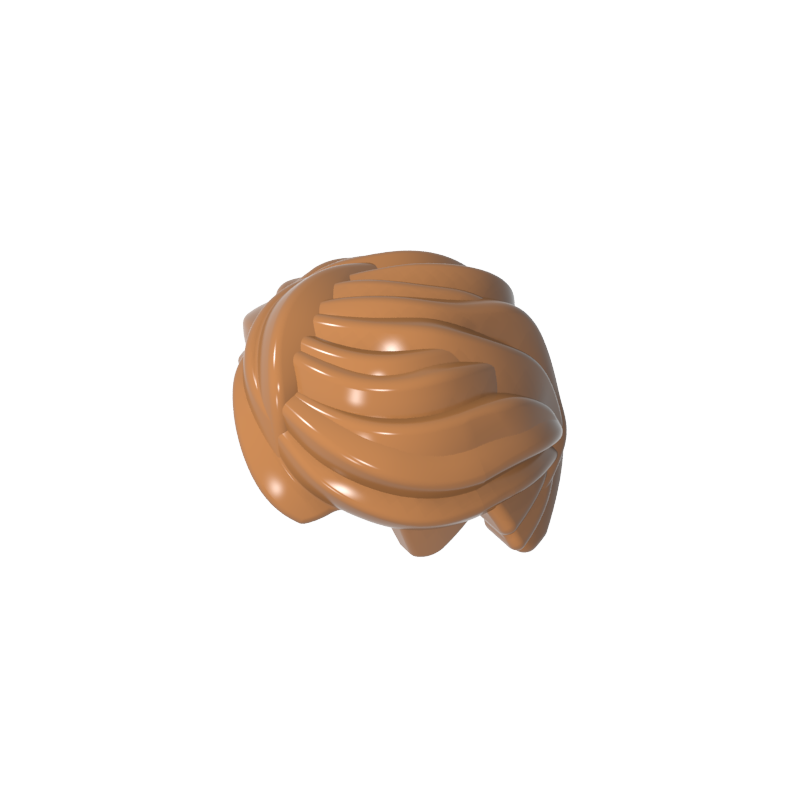 GDS-M113 - Minifig Hair Swept Back, Tousled