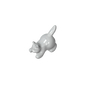 GDS-M1161 - Animal, Cat, Kitten Crouching [Plain]
