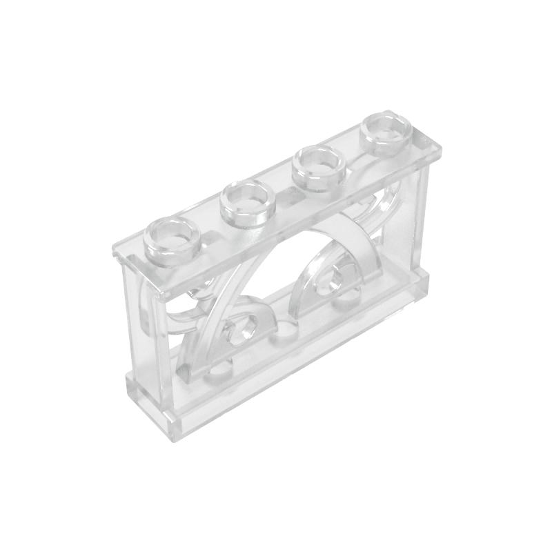 GDS-M154 - Fence Ornamented 1 x 4 x 2 with 4 Studs