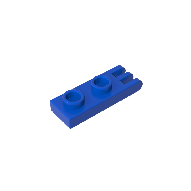 GDS-M173 - Hinge Plate 1 x 2 with 3 Fingers and Hollow Studs