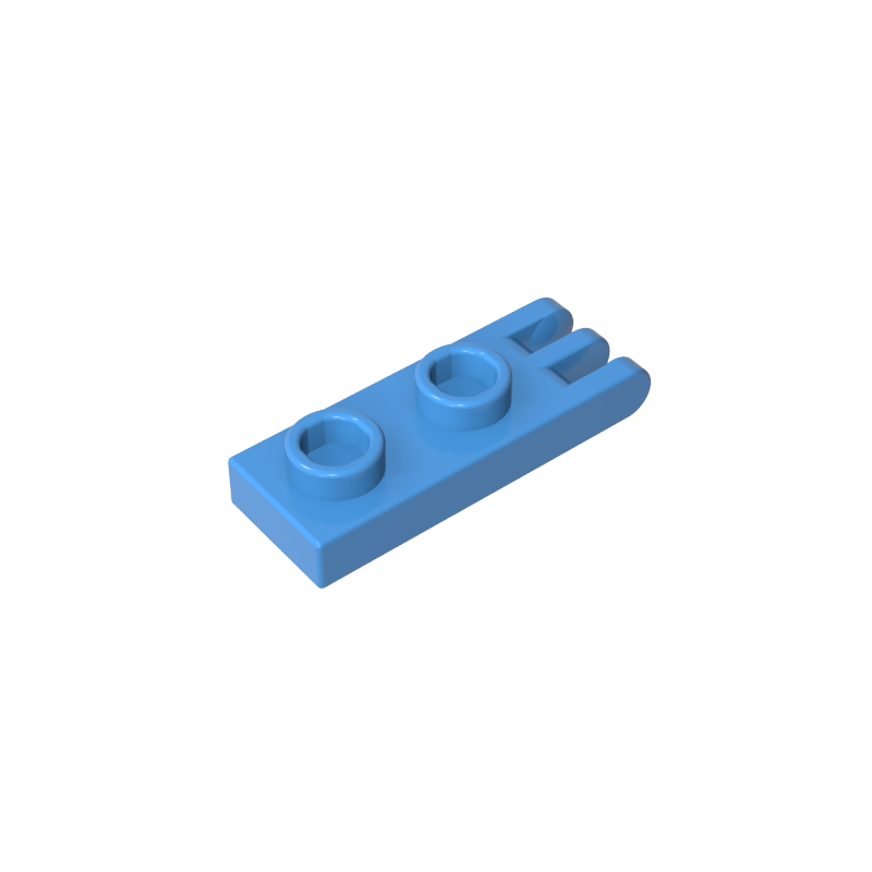 GDS-M173 - Hinge Plate 1 x 2 with 3 Fingers and Hollow Studs