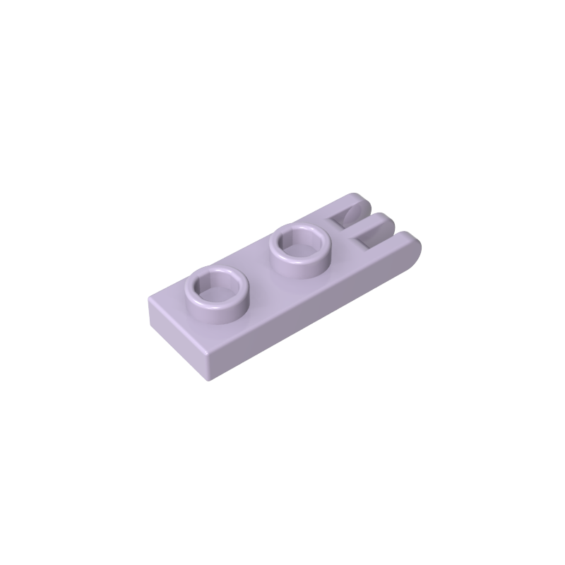 GDS-M173 - Hinge Plate 1 x 2 with 3 Fingers and Hollow Studs