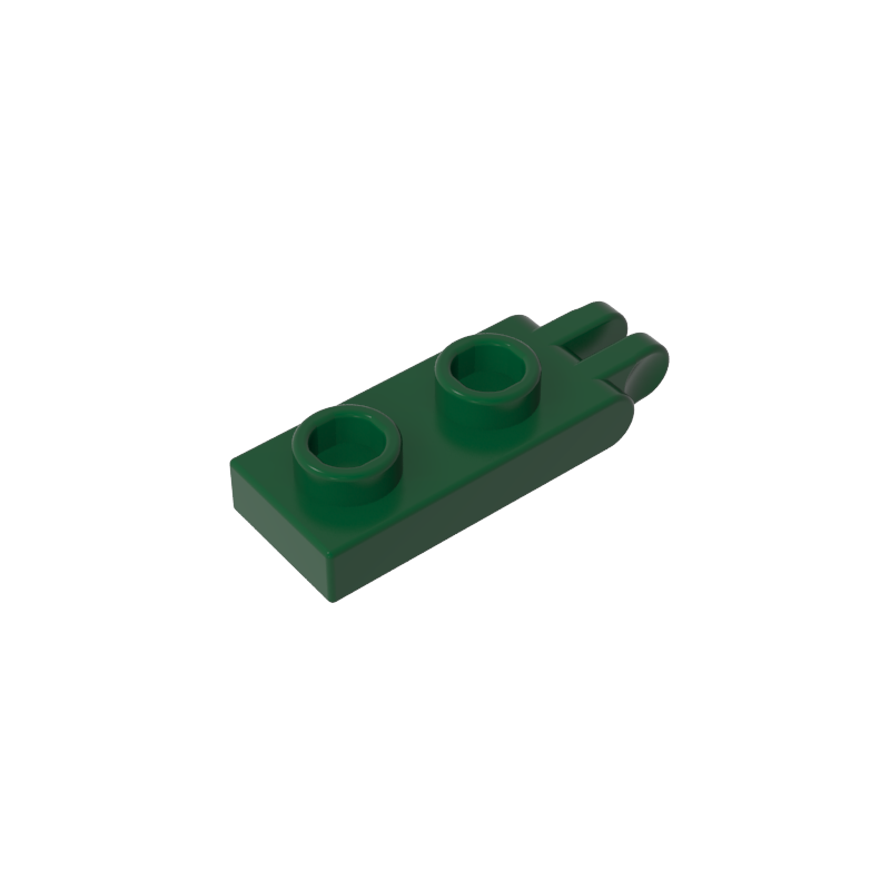 GDS-M174 - Hinge Plate 1 x 2 with 2 Fingers and Hollow Studs