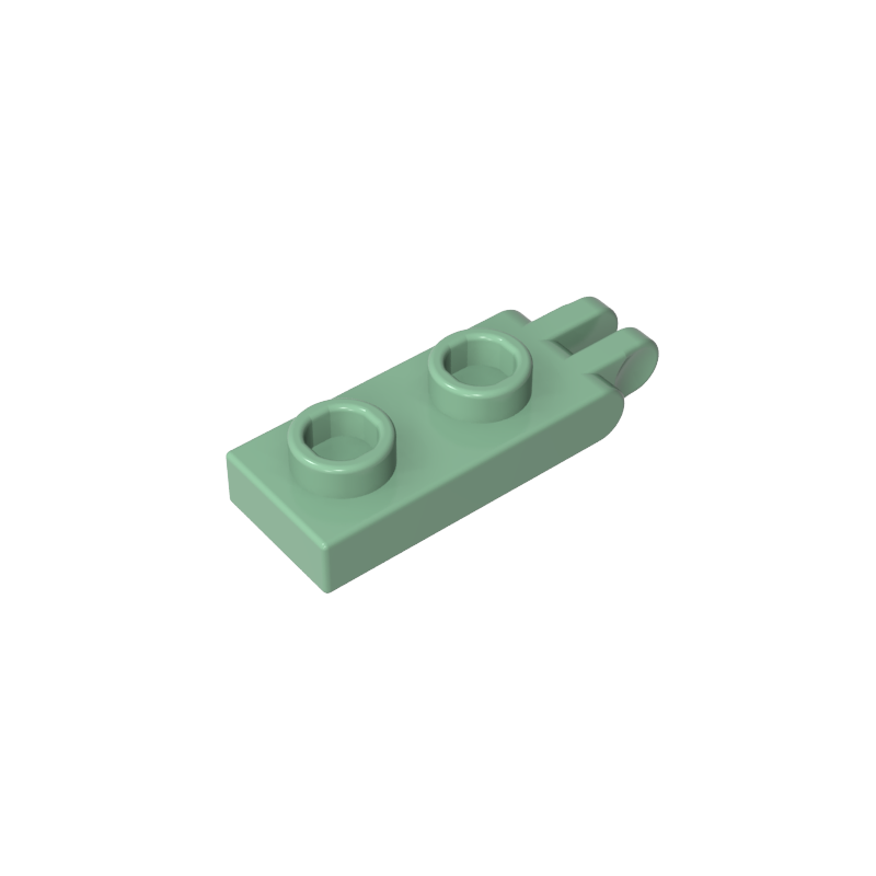 GDS-M174 - Hinge Plate 1 x 2 with 2 Fingers and Hollow Studs