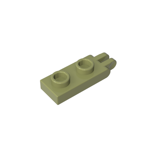 GDS-M174 - Hinge Plate 1 x 2 with 2 Fingers and Hollow Studs