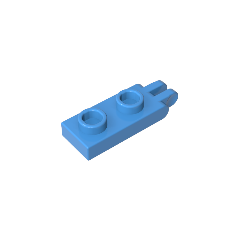GDS-M174 - Hinge Plate 1 x 2 with 2 Fingers and Hollow Studs