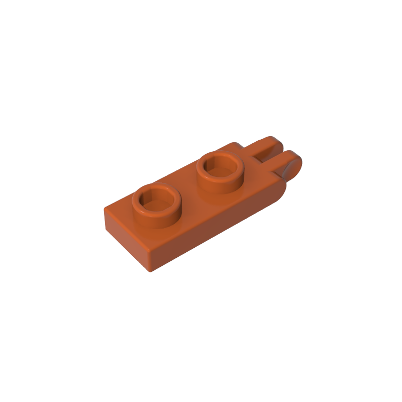 GDS-M174 - Hinge Plate 1 x 2 with 2 Fingers and Hollow Studs