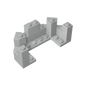 GDS-M190 - Castle Turret Top 4 x 8 x 2 1/3