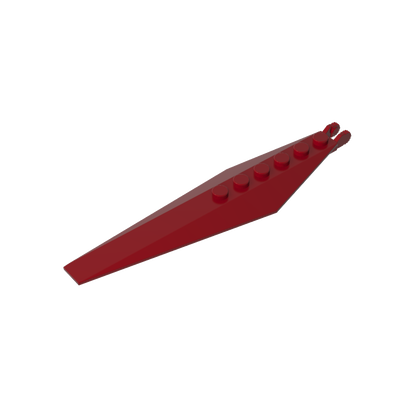 GDS-M195 - Hinge Plate 1 x 12 with Angled Side Extensions and Tapered Ends