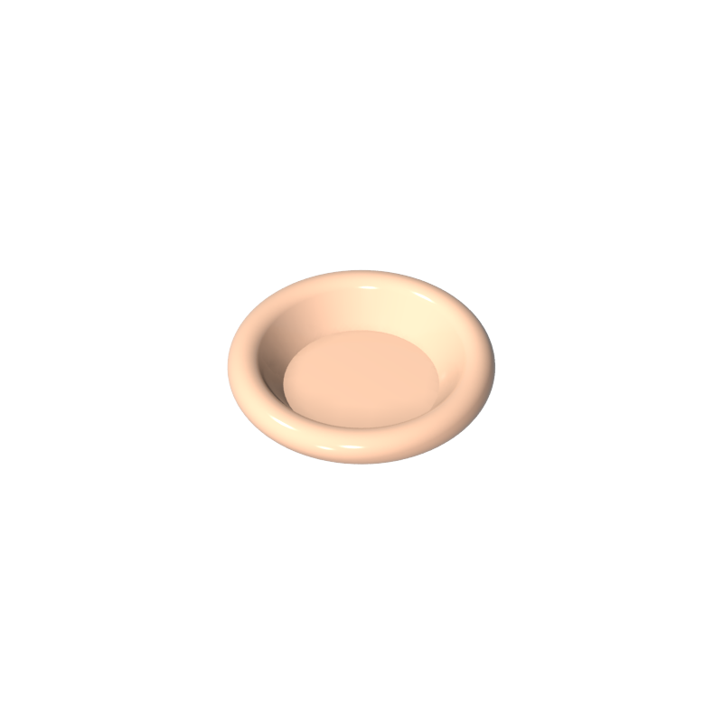 GDS-M200 - Equipment Dish / Plate / Bowl 3 x 3 [Plain]