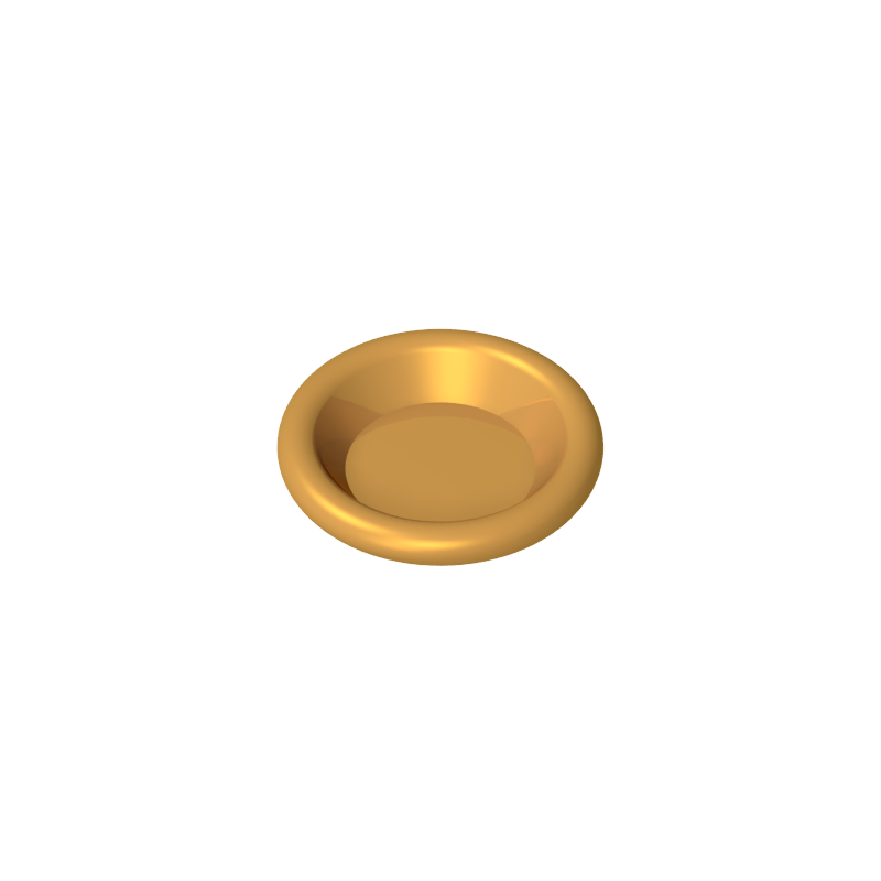 GDS-M200 - Equipment Dish / Plate / Bowl 3 x 3 [Plain]
