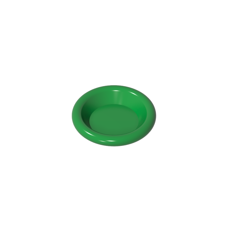 GDS-M200 - Equipment Dish / Plate / Bowl 3 x 3 [Plain]