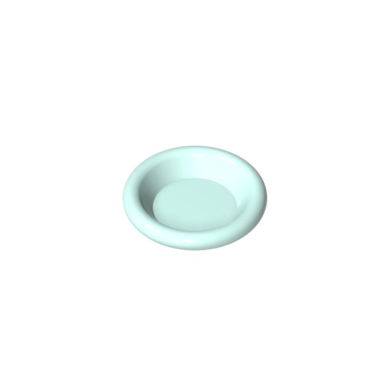 GDS-M200 - Equipment Dish / Plate / Bowl 3 x 3 [Plain]