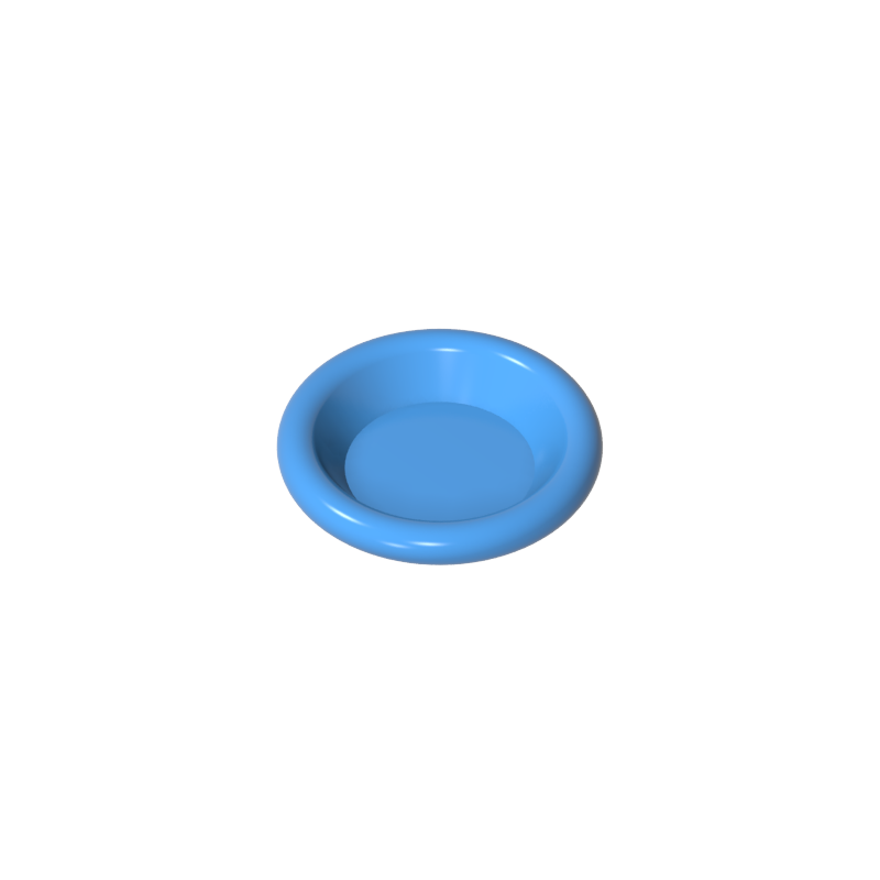 GDS-M200 - Equipment Dish / Plate / Bowl 3 x 3 [Plain]