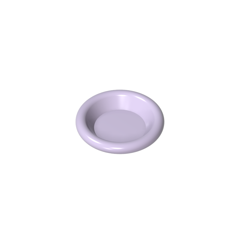 GDS-M200 - Equipment Dish / Plate / Bowl 3 x 3 [Plain]