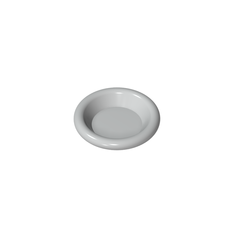 GDS-M200 - Equipment Dish / Plate / Bowl 3 x 3 [Plain]