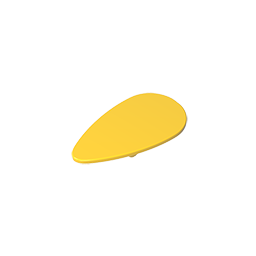 GDS-M201 - Minifig Shield Ovoid [Plain]