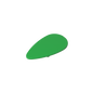 GDS-M201 - Minifig Shield Ovoid [Plain]