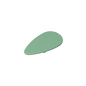 GDS-M201 - Minifig Shield Ovoid [Plain]