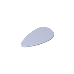 GDS-M201 - Minifig Shield Ovoid [Plain]