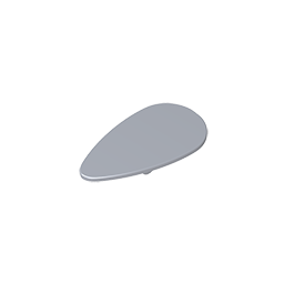 GDS-M201 - Minifig Shield Ovoid [Plain]