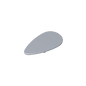 GDS-M201 - Minifig Shield Ovoid [Plain]