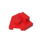 GDS-M228 - Plate Special 2 x 2 Wedge, Center Stud, 1 x 1/2 Raised Tab
