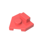 GDS-M228 - Plate Special 2 x 2 Wedge, Center Stud, 1 x 1/2 Raised Tab