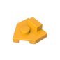 GDS-M228 - Plate Special 2 x 2 Wedge, Center Stud, 1 x 1/2 Raised Tab