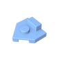 GDS-M228 - Plate Special 2 x 2 Wedge, Center Stud, 1 x 1/2 Raised Tab