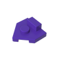 GDS-M228 - Plate Special 2 x 2 Wedge, Center Stud, 1 x 1/2 Raised Tab