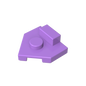 GDS-M228 - Plate Special 2 x 2 Wedge, Center Stud, 1 x 1/2 Raised Tab